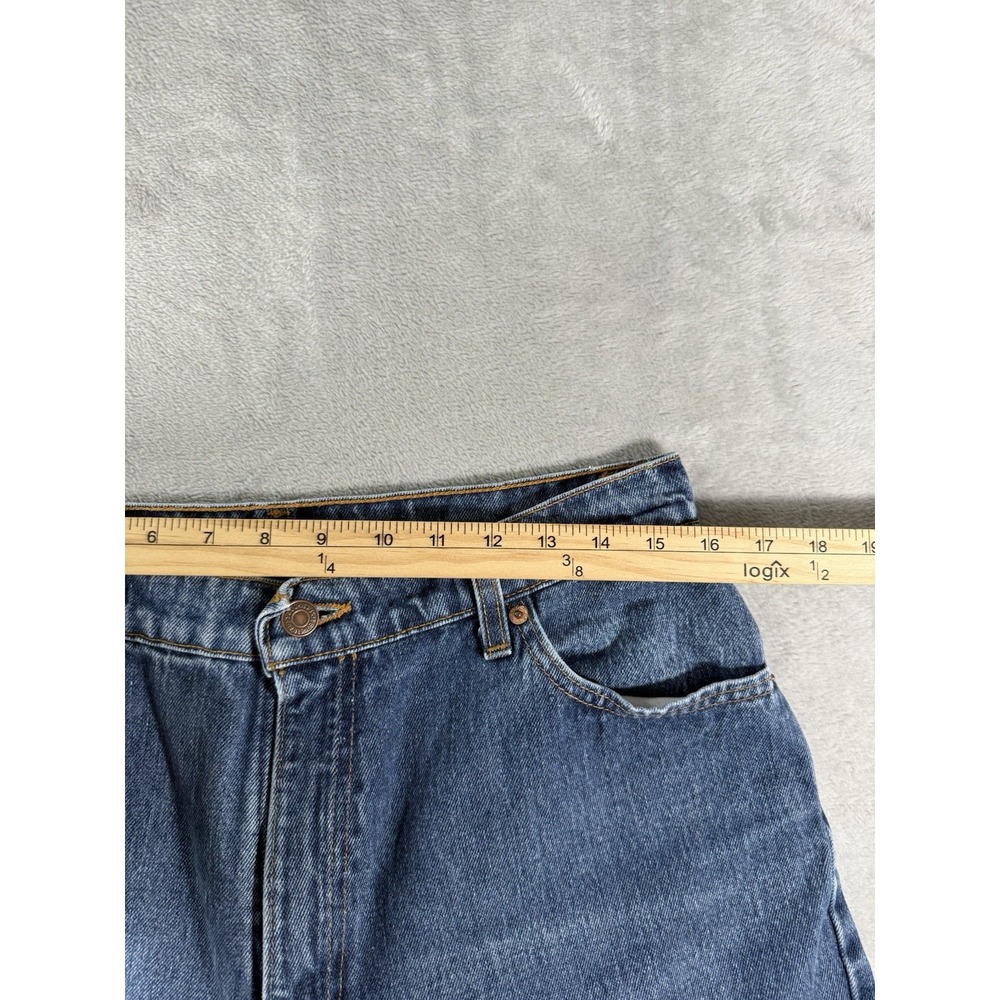 Levis 550 Jeans Women's 14 Reg Relaxed Fit Tapered Leg Vintage 90's Made In USA - Picture 6 of 14